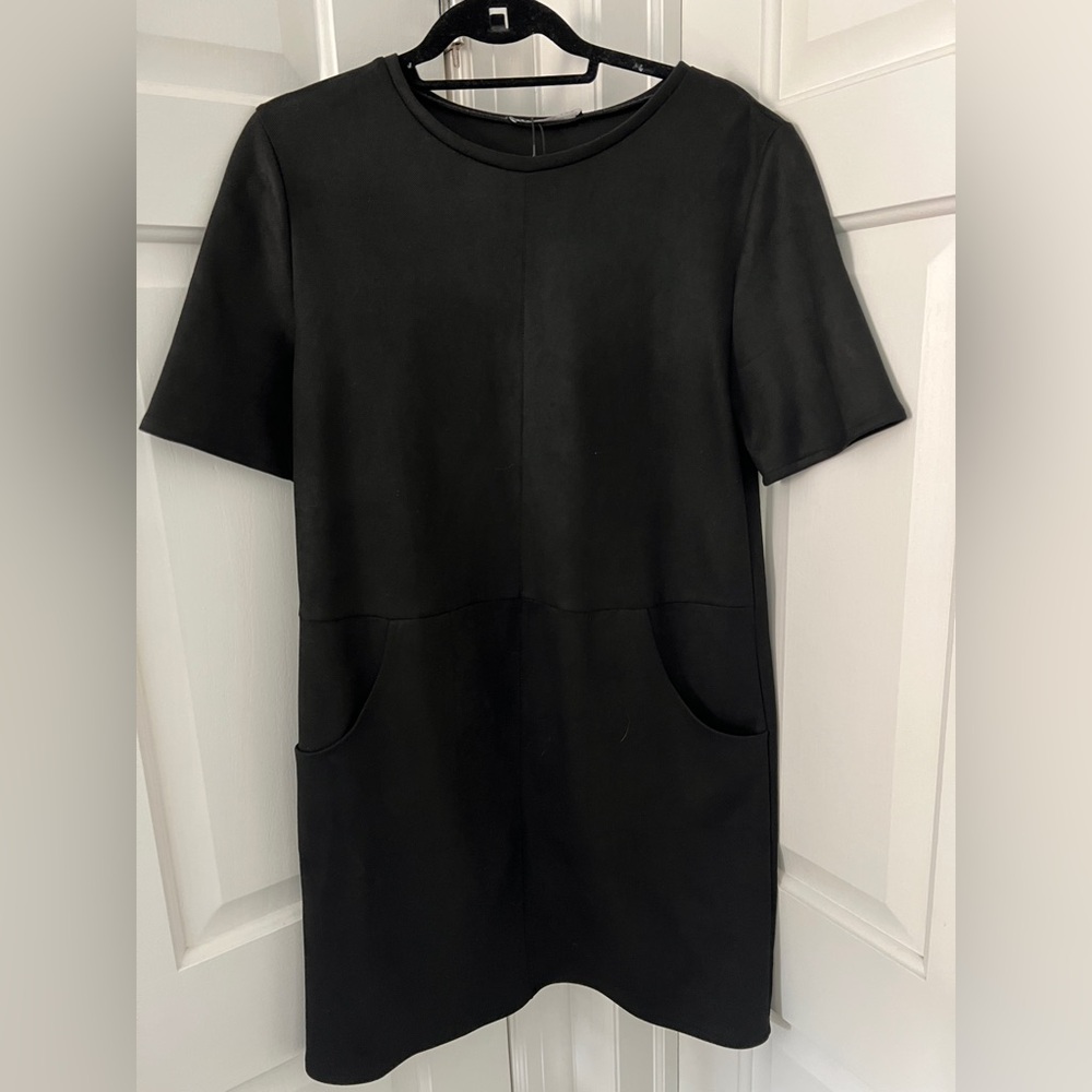 Zara Faux Suede Dress with Pockets